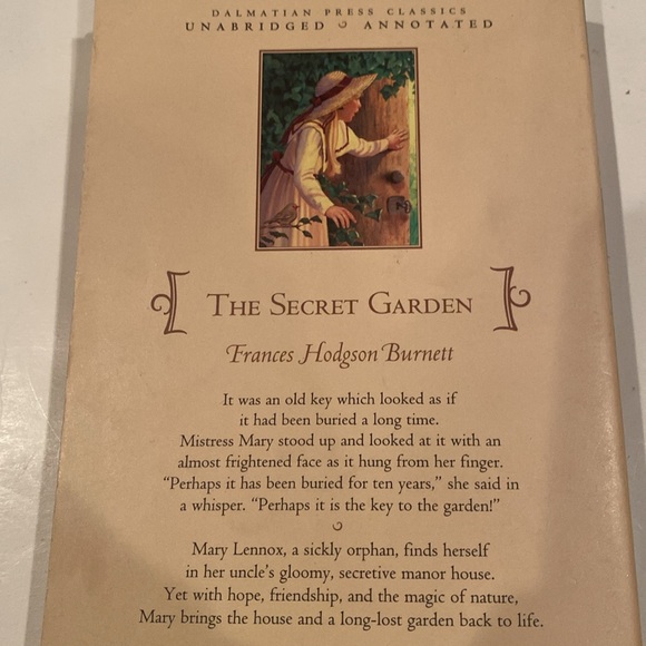 “The Secret Garden,” Softcover - Picture 2 of 2